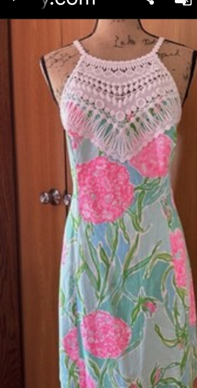 EUC Lilly Pulitzer Poolside Pearl Shift Dress    Size 0